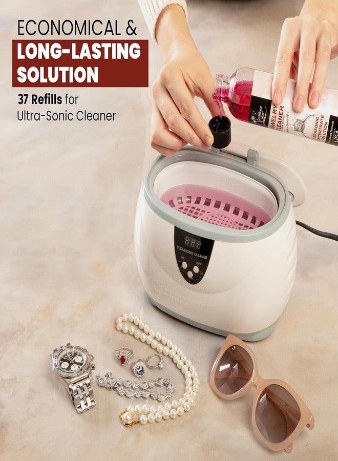 Caribbean Gem Ultrasonic Cleaner Solution Concentrate - Highly Concentrated All Purpose Cleaning Solution for All Ultrasonic Machines - USA Made Plant Based Eyeglass and Jewelry Cleaner, 8 floz - Image 3